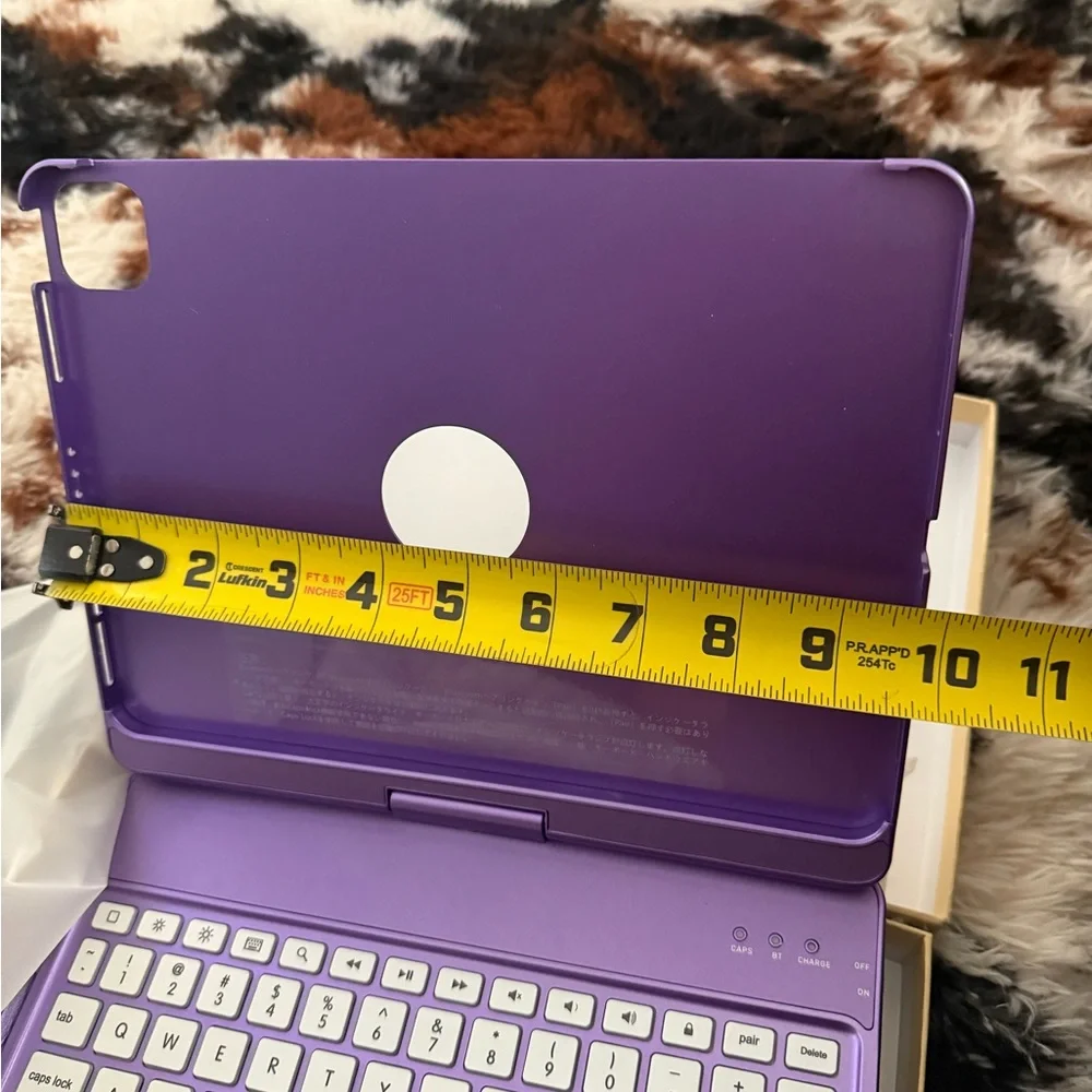 Purple Keyboard Case for Tablet